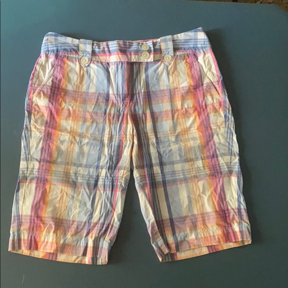 Tommy Hilfiger Plaid Bermuda Shorts
